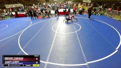 144 lbs Semifinal - Gregory Torosian, World Team Training Center vs Joseph Albert, Amateur Wrestling Academy