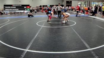101 lbs Semifinal - Brielynn Jackson, Lawrence Elite vs Kalena Borge, Manhattan