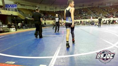 92 lbs Consi Of 16 #1 - Paxton Williams, Little Axe Takedown Club vs Parker Landers, Carroll Wrestling Club