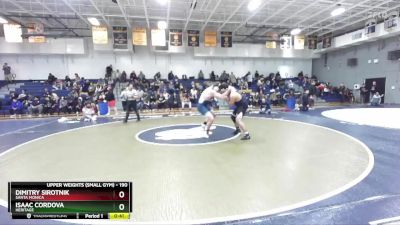 190 lbs Cons. Round 3 - Isaac Cordova, Heritage vs Dimitry Sirotnik, Santa Monica