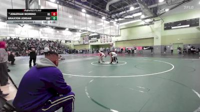 113 lbs Champ. Round 1 - Jonathan Moreno, BELL vs Braxton Jordan, CHATSWORTH
