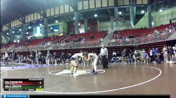 130 lbs Finals (2 Team) - Kali Mangelsen, Norfolk Girls vs Bella Arrants, Grand Island Girls