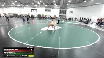 125 lbs Cons. Round 2 - Anthony Isek, Unattached vs Brandon Movari, Minnesota