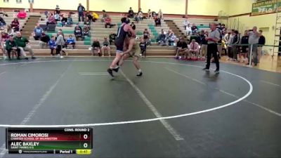 144 lbs Cons. Semi - Roman Cimorosi, Charter School Of Wilmington vs Alec Baxley, Saint Marks H S