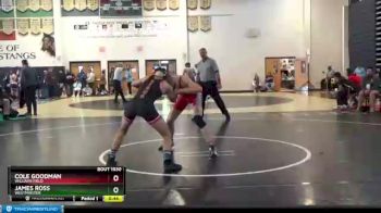 152 lbs Cons. Round 4 - Cole Goodman, Williams Field vs James Ross, Westminster