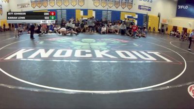 120 lbs Champ Round 1 (16 Team) - Kieran Lowe, VSUS Athletics RTC vs Jett Johnson, Cocoa Beach WC