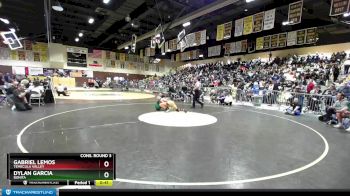 126 lbs Cons. Round 3 - Dylan Garcia, Bonita vs Gabriel Lemos, Temecula Valley