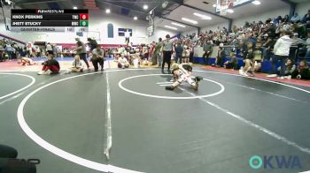 67 lbs Quarterfinal - Knox Perkins, Tahlequah Wrestling Club vs Jhett Stucky, Maize Wrestling Club