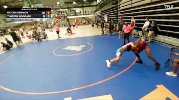133-136 lbs 1st Place Match - Joseph Woodard, Rogue Warrior vs Kayden Simpson, Contenders Wrestling Academy