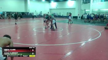 157 lbs Round 4 (10 Team) - Kahle Albright, Tomahawk Wrestling Club vs Isreal Clark, AAWA