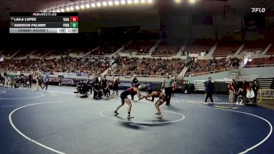 100-D1 Champ. Round 1 - Laila Lopez, Tolleson Union High School vs Addison Palmer, Perry