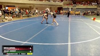 125 lbs Finals (8 Team) - Bryce Gerdes, Z-M (Zumbrota/Mazeppa) vs Drake Andrist, K-M