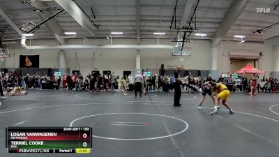 130 lbs 1st Place Match - Terriel Cooke, BWC vs Logan VanWagenen, MD Maniacs