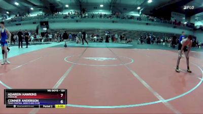 120 lbs Cons. Round 3 - Adarein Hawkins, Missouri vs Conner Anderson, Team Central Wrestling Club