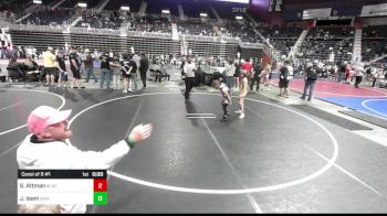 65 lbs Consi Of 8 #1 - Sebastian Altman, Black Fox Wr Ac vs John Isom, Gering WC