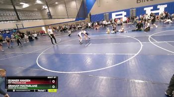 110 lbs Round 1 - Graham Macfarlane, Ridgeline Riverhawks vs Gunner Hansen, Roy Wrestling Club