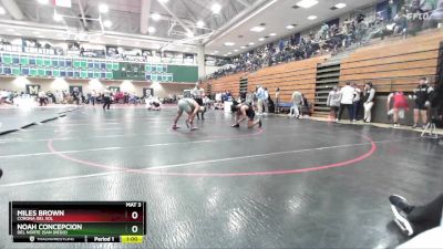 175 lbs Cons. Round 2 - Noah Concepcion, Del Norte (San Diego) vs Miles Brown, Corona Del Sol