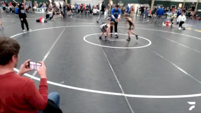 63-68 lbs Cons. Semi - Milo Stuart, Bryan Youth Wrestling Club vs Whitten Jensen, Burwell Wrestling