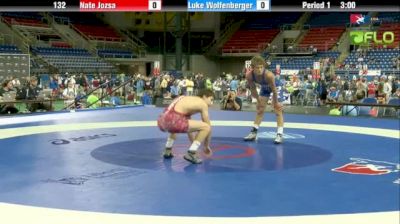 132 lbs Luke Wolfenberger vs. Nate Jozsa