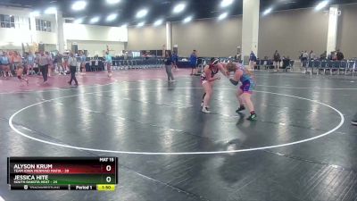 190 lbs Champ Round 1 (16 Team) - Jessica Hite, South Dakota Heat vs Alyson Krum, Team Iowa Mermaid Mafia