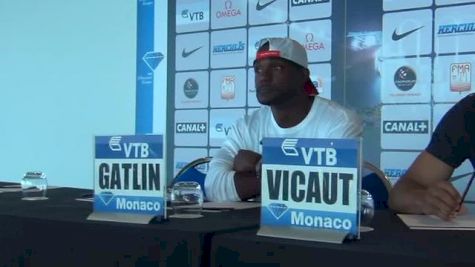 Justin Gatlin knows there are people that demonize him, but he still has a support staff