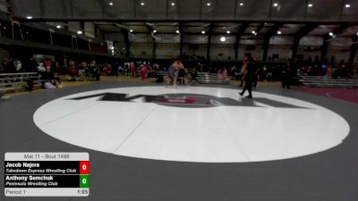 285 lbs 1st Place Match - Jacob Najera, Takedown Express Wrestling Club vs Anthony Semchuk, Peninsula Wrestling Club