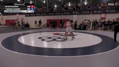 77 kg 1st Place Match - Julian Slaastad, Beat The Streets Chicago-Midway vs Omaury Alvarez, Tar Heel Wrestling Club