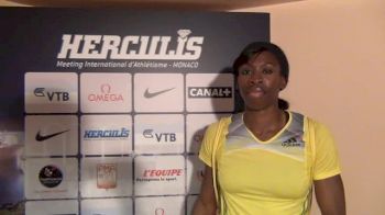 Fitness has improved for Francena McCorory since Penn Relays