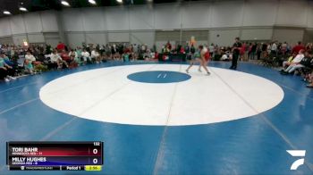 132 lbs Round 3 (8 Team) - Tori Bahr, Minnesota Red vs Milly Hughes, Georgia Red