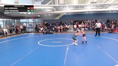 46-49 lbs Quarterfinal - Max Hobelman, Fusion Wrestling Club vs Isael Rodriguez, Warrior Wrestling Academy