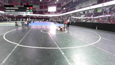 126 lbs Cons. Round 3 - Kepa McCarrel, Boise vs Owen West, Borah