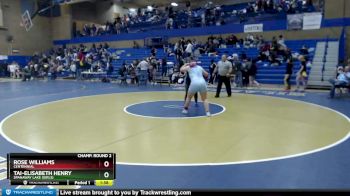 235lbs Champ. Round 2 - Rose Williams, Centennial vs Tai-Elisabeth Henry, Spanaway Lake (Girls)