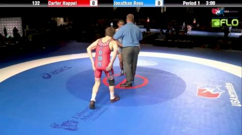 132 lbs finals Carter Happel Ia vs. Jonathan Ross, PA