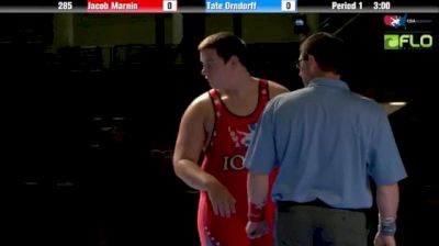 HWT lbs finals Jake Marnin IA vs. Tate Orndorff