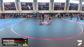 75 lbs 2nd Place Match - Elijah Richards, All American Wrestling Club vs Giovanni Garza, Texas Wrestling Academy