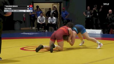 59kg 1st Place Match - Kaleigh Bruce, Guelph WC vs Kai Pare, Coast RTC