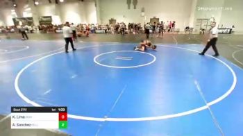 152 lbs Round Of 32 - Kydyn Lima, Dominator Wrestling vs Anasco Sanchez, Relentless WC