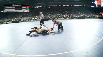 D2-165 lbs 5th Place Match - Titan Parker, Western HS (Parma) vs Caleb Steele, Brother Rice HS