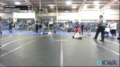 70 lbs Consolation - Cato Varela, Chickasha Youth Wrestling vs Emmett Alvarado, Comanche Takedown Club