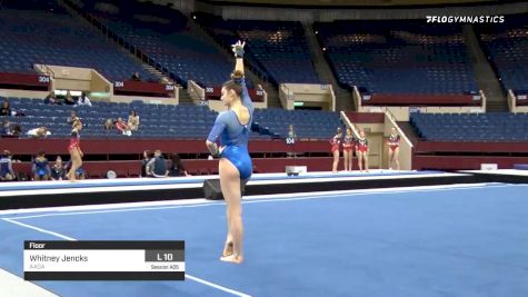 Whitney Jencks - Floor, AAGA - 2020 Metroplex Challenge