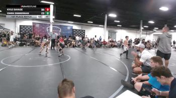 60 lbs 1st Place Match - Owen Zimmerman, Mat Assassins vs Kyle Savage, Scanlan Wrestling Academy