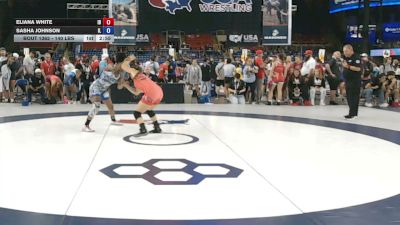 140 lbs Cons. Sub-rd Of 32 - Eliana White, Idaho vs Sasha Johnson, Illinois