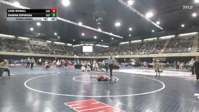 58 lbs Consolation - Luke Worall, Chesapeake vs Damian Espinosa, Easton