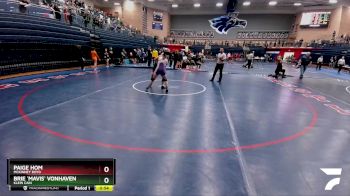 120 lbs Cons. Round 1 - Brie `Mavis` Vonhaven, Klein Cain vs Paige Hom, McKinney Boyd