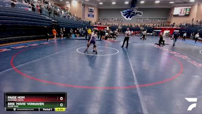 120 lbs Cons. Round 1 - Brie `Mavis` Vonhaven, Klein Cain vs Paige Hom, McKinney Boyd