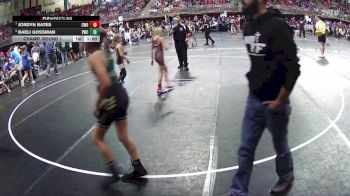 65 lbs Quarterfinal - Jordyn Bates, CWO vs Baeli Gossman, Pioneer Wrestling Club