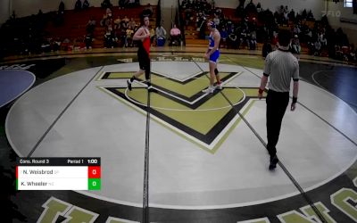 152 lbs Cons. Round 3 - Noah Weisbrod, South Park vs Kaleb Wheeler, New Castle