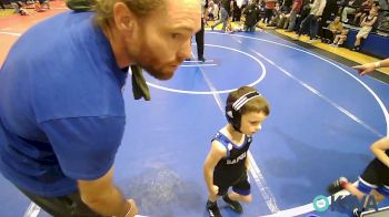 37 lbs Quarterfinal - Vinson Hadley, Rollers Academy Of Wrestling vs Cooper Jones, Chieftain Wrestling Club