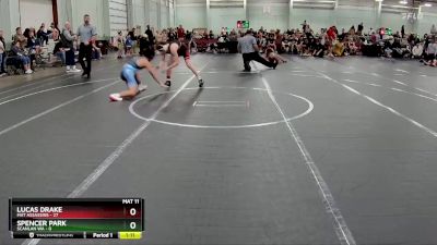 132 lbs Round 1 (8 Team) - Lucas Drake, Mat Assassins vs Spencer Park, Scanlan WA