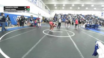 235 lbs Quarterfinal - Cassidy Inzunza, Hillcrest vs Ashley Wafer, Lakewood